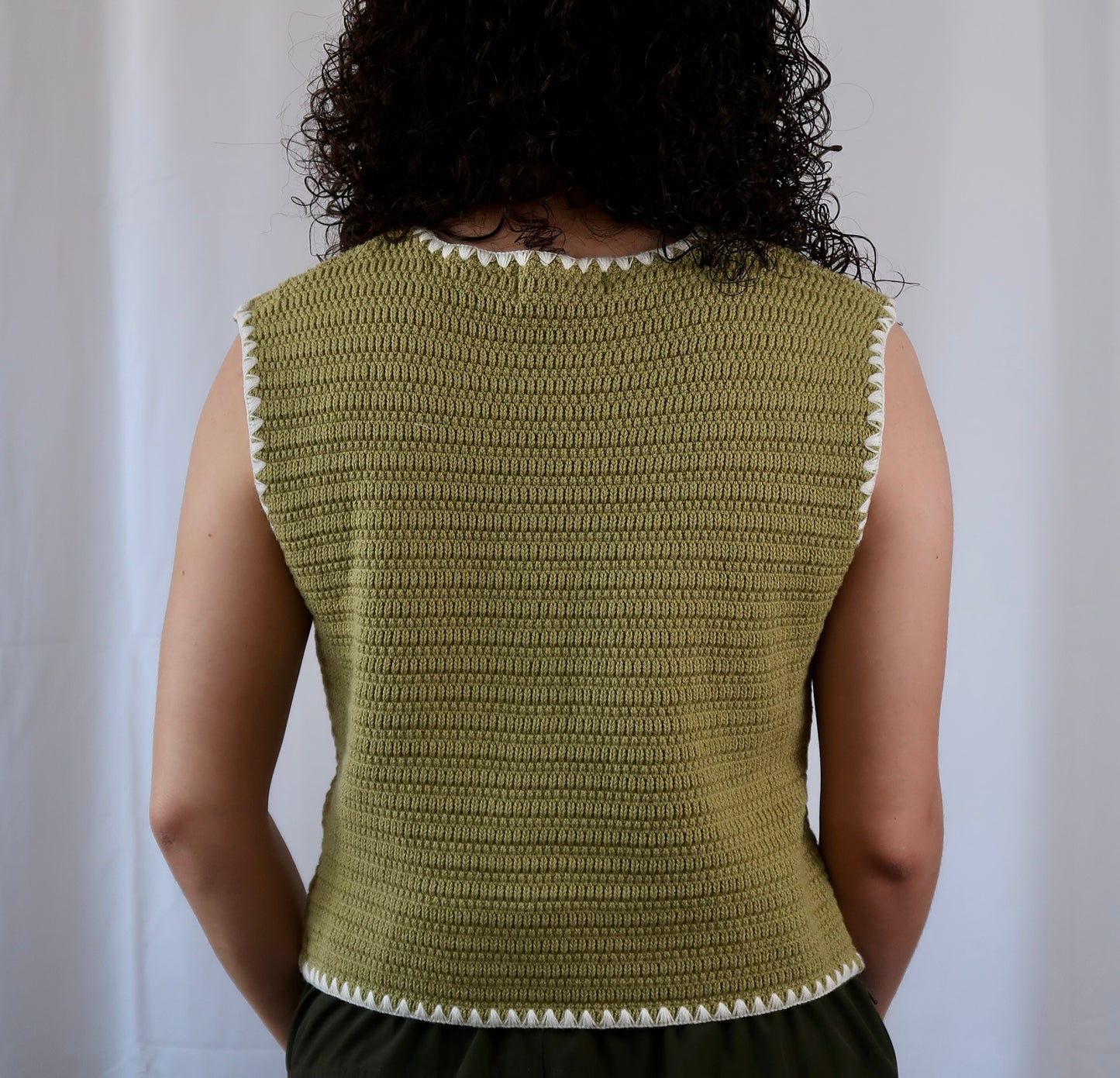Button Down Sweater Vest