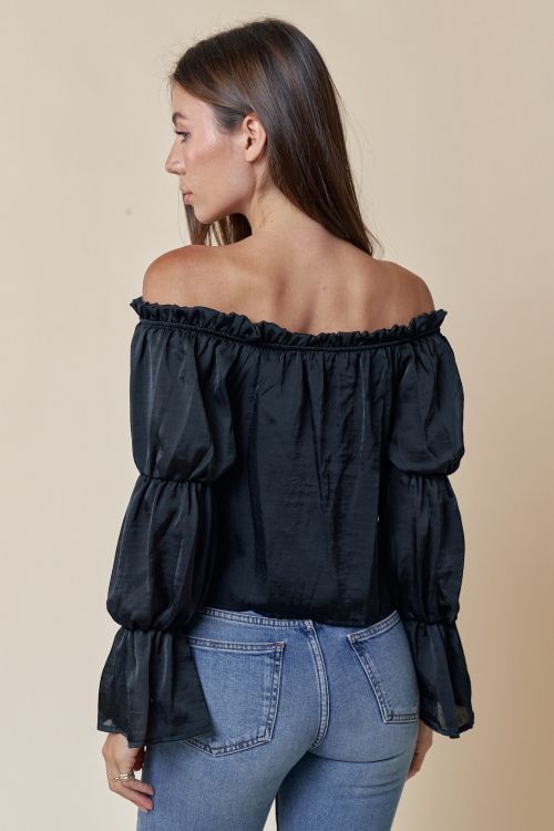 Black Silk Long Sleeve