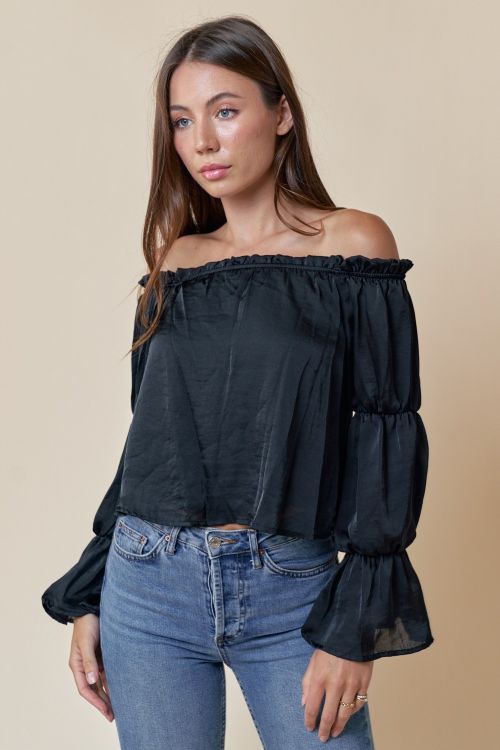 Black Silk Long Sleeve