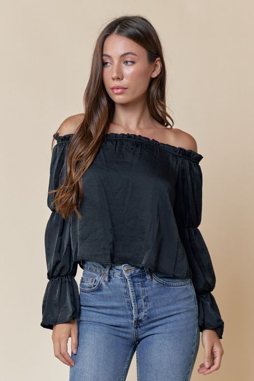 Black Silk Long Sleeve