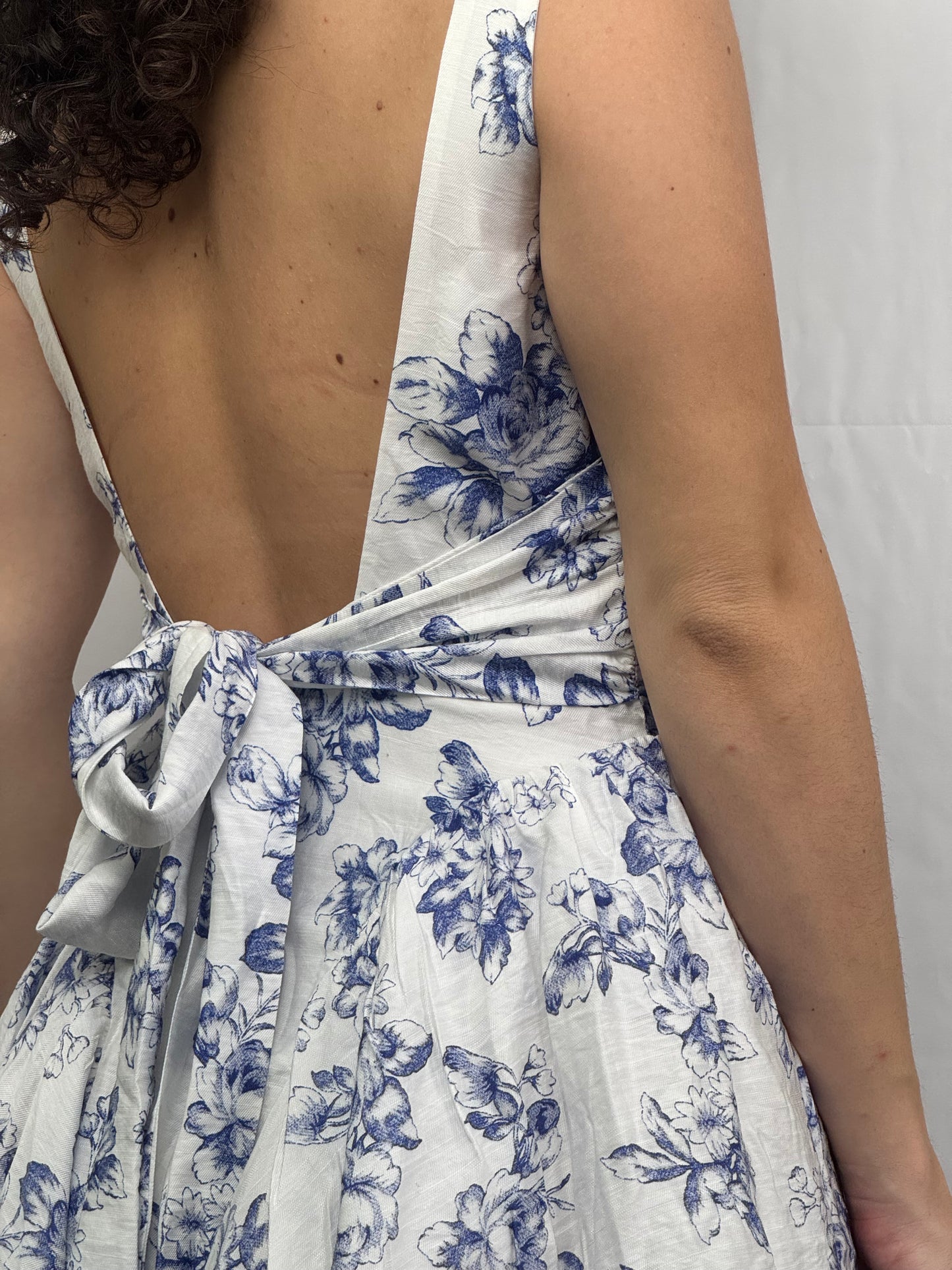 Bow Tie Mini Dress